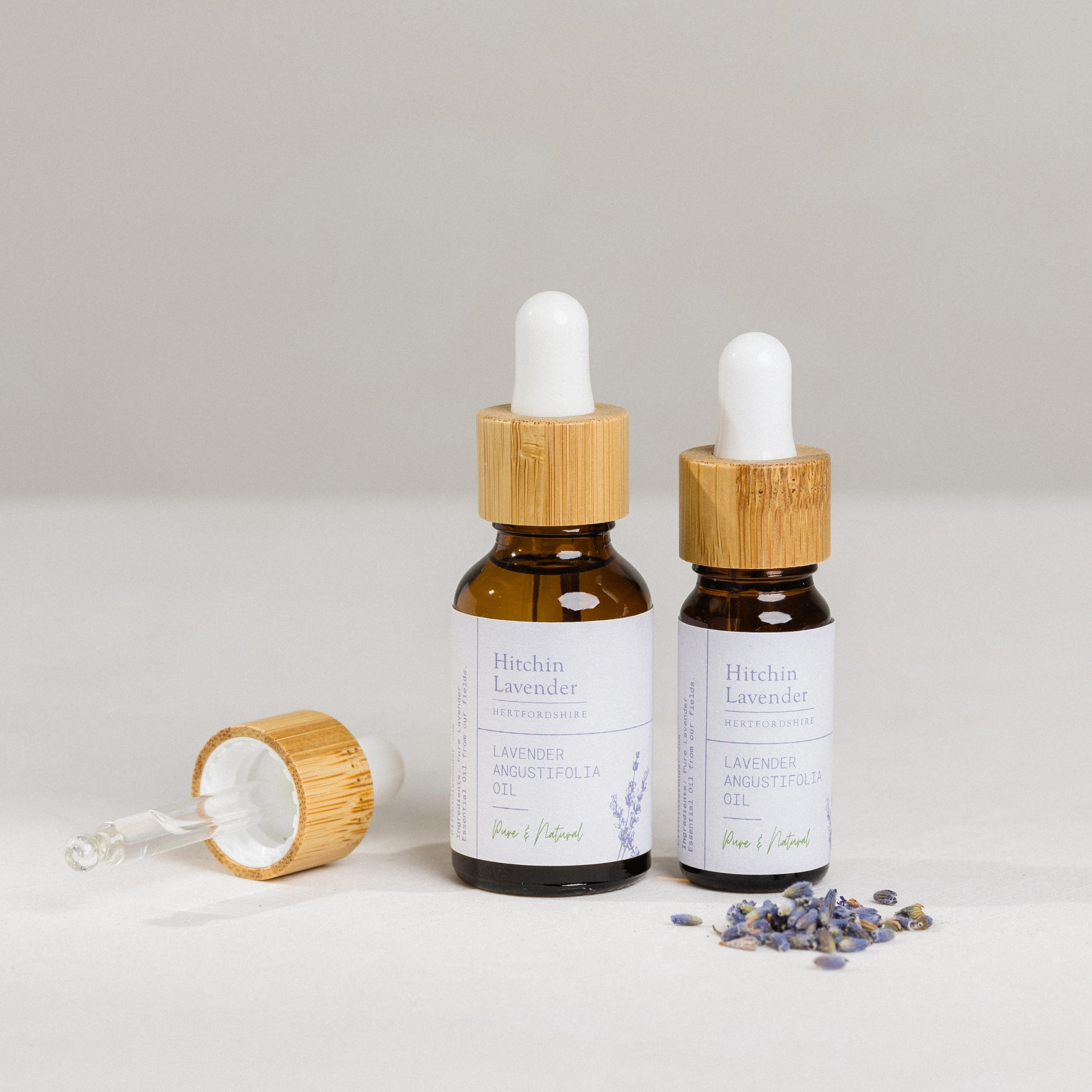 10 and 25ml bottles of angustifolia oil